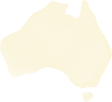 Australia Shape White